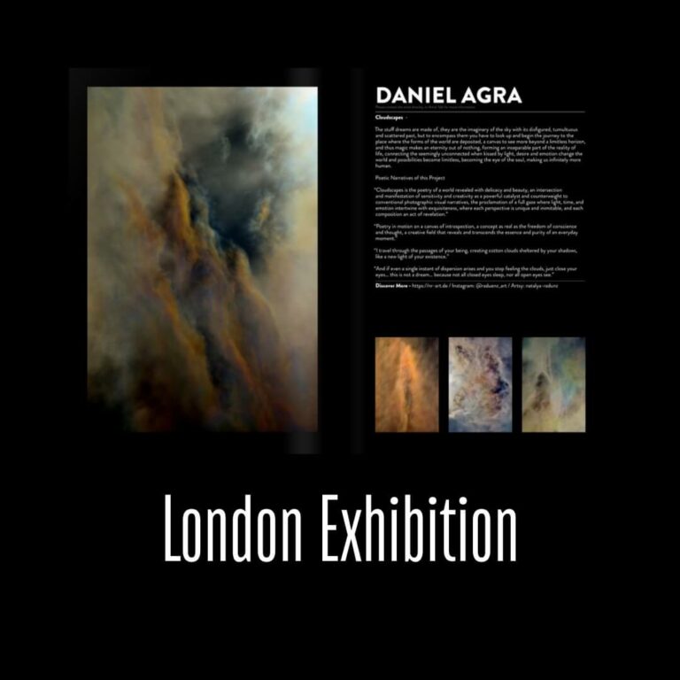 Cloudscapes | Artist Talk Magazine Exhibition | London Underground Stations | Espacio Gallery London | UK